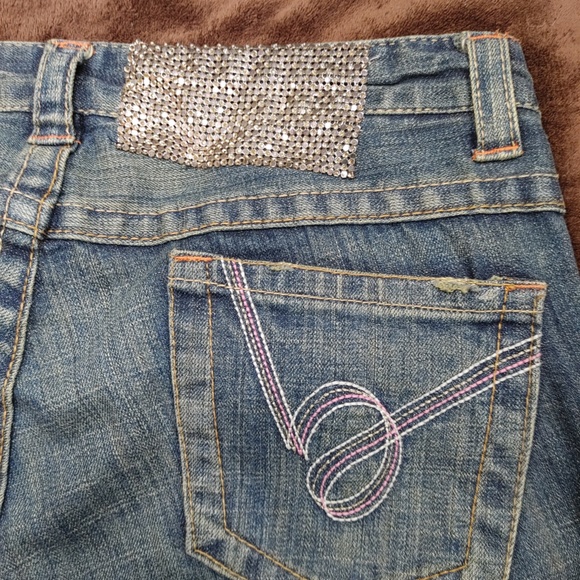 Bebe Kayla Chainmail Label Jeans size 29 - Picture 7 of 7